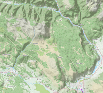 Lištica, Drežanka, Neretva, Široki Brijeg, Mostar-OpenStreetMap.jpg